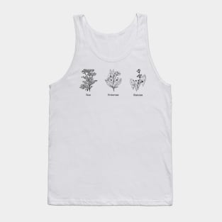 Hunger Games Inspired Flowers Tank Top